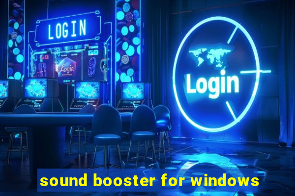 sound booster for windows